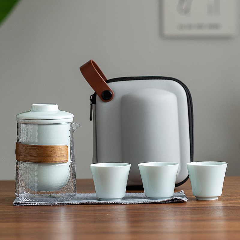 一壶三杯旅行快客茶具便携家用大容量旅行装新款