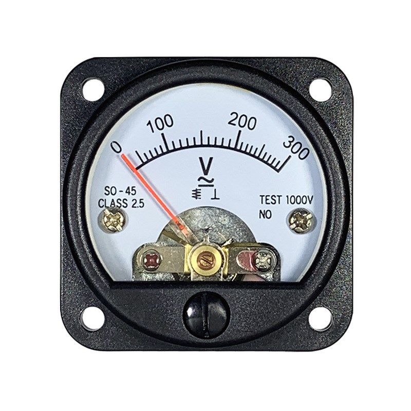 SO45-AV交流电流表电压表AC3A/5A/10A/15A/20A/30A/300V/500V指针