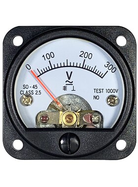 SO45-AV交流电流表电压表AC3A/5A/10A/15A/20A/30A/300V/500V指针