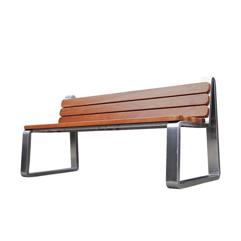 户外公园椅庭院双人座椅休闲长椅广场商场景区不锈钢座椅