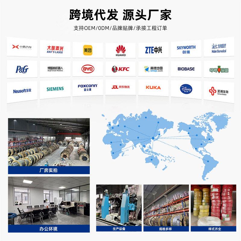 BVVB护套线国标2芯1/1.5/2.5/4平方铜芯电线家装工程电线扁硬护套 - 实物图