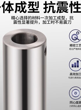 LBk高精度直柄LBK镗刀杆/高强度连接杆/刀柄延长杆硬质合金防震深