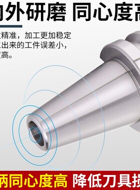 BT50数控平面铣刀柄CNC高精平面刀柄连接杆BT50FMB22 27 32 40