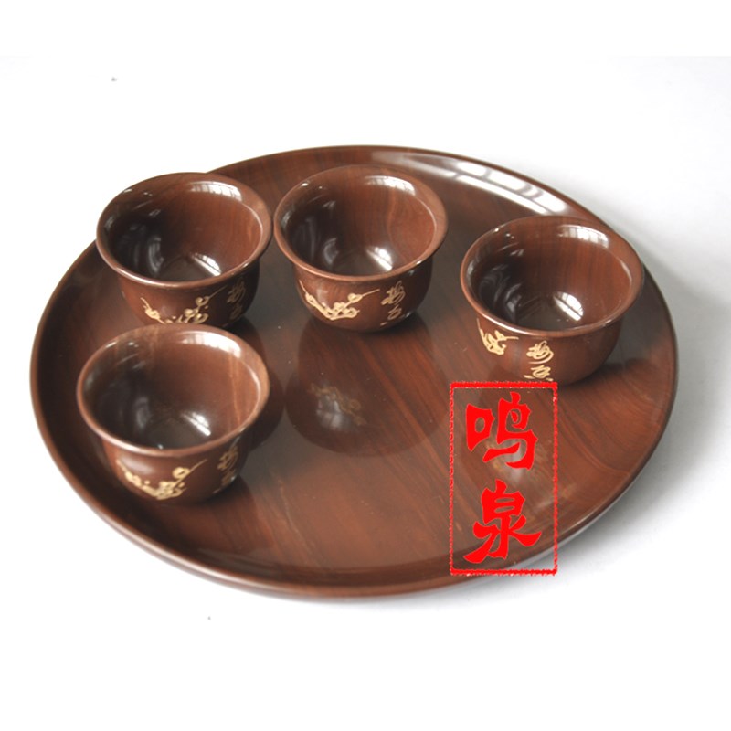 天然木鱼石水杯茶具木鱼石茶杯茶壶木鱼石水杯天然整石杯水壶