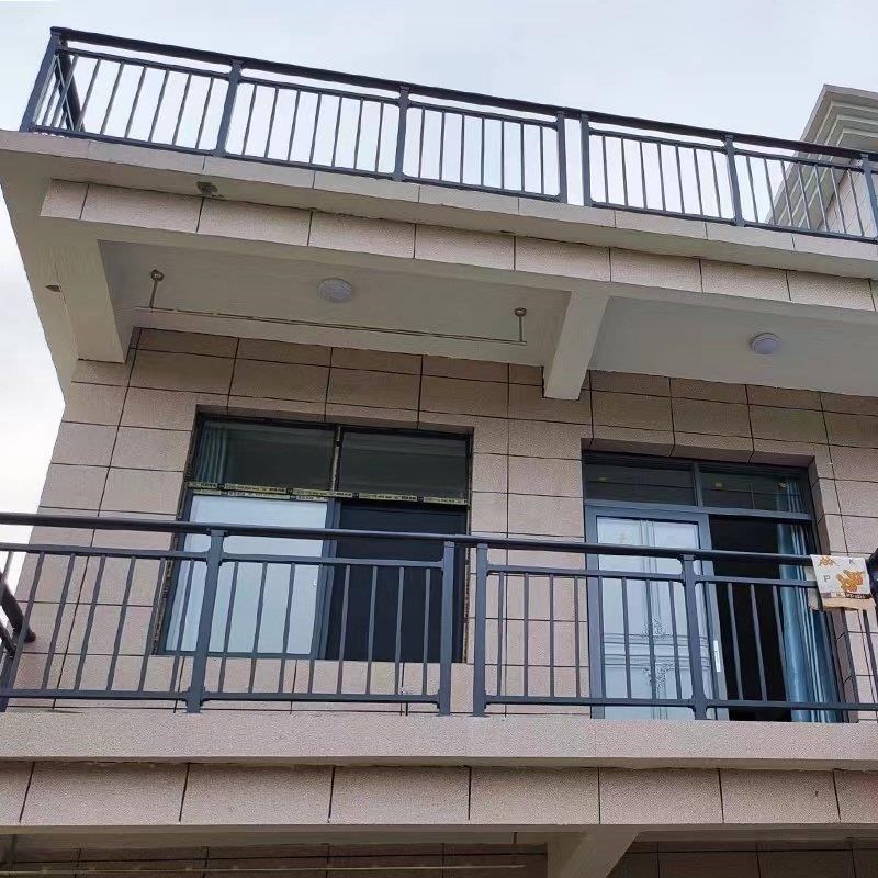 小区铝合金阳台护栏室内外楼梯扶手锌钢围栏别墅楼顶X栅栏铁艺栏