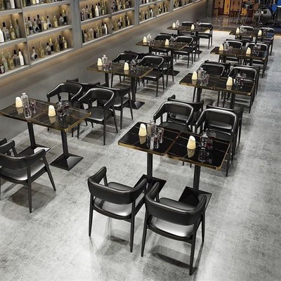 酒吧清吧桌椅组合小酒馆烧烤店西餐咖啡厅沙发休闲复古奶茶店