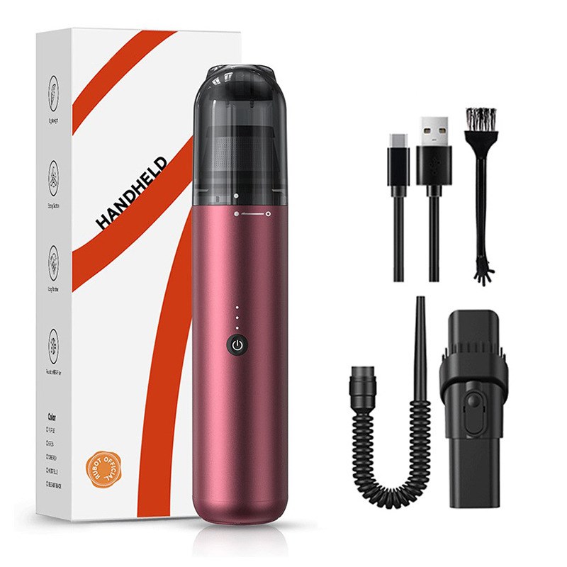 P12无线车载吸尘器大功率静音便携吹尘器车家两用桌面手持吸尘器