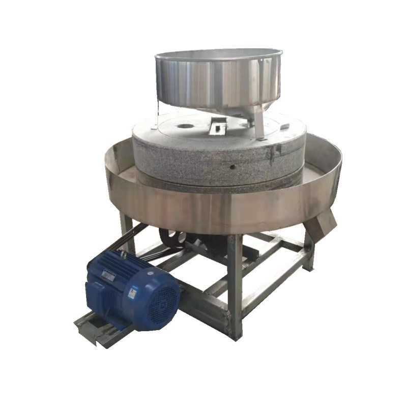 全自动石磨机花生酱芝麻酱磨酱机电动砂岩石商用研磨机厂家直销