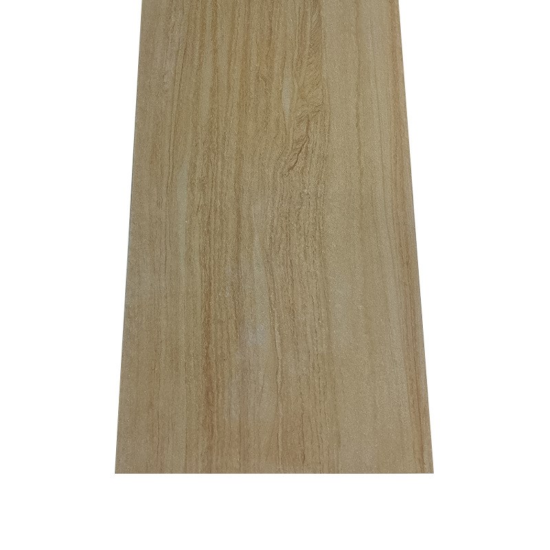 超薄柔性石皮岩板黄木纹砂岩黄色纹理天然石材室内外墙装饰薄石板