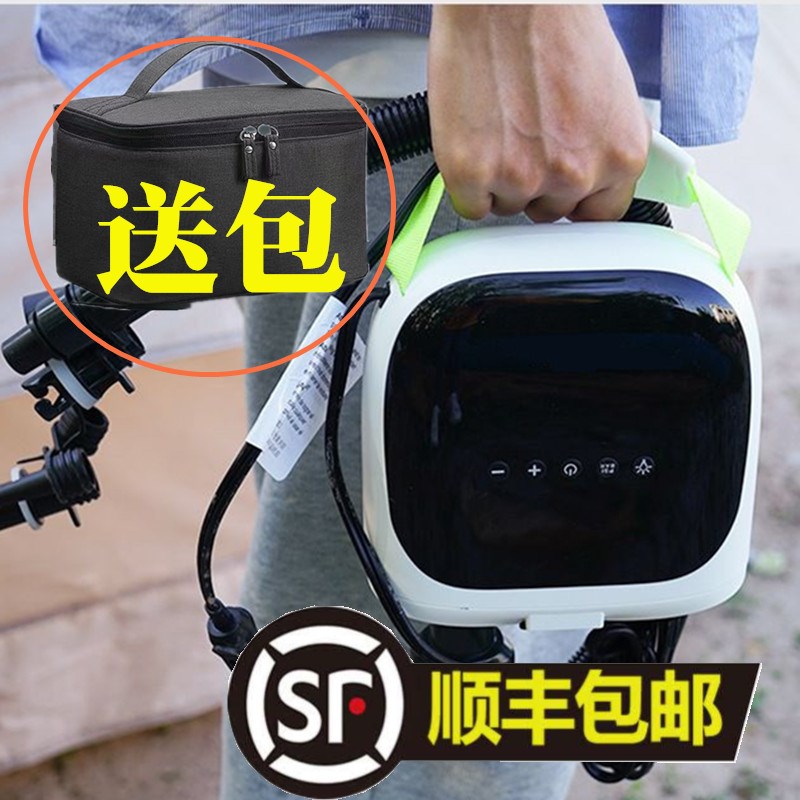 HT-737冲锋舟浆板SUP充气船橡皮艇车载高压12V车载双机电动充气泵