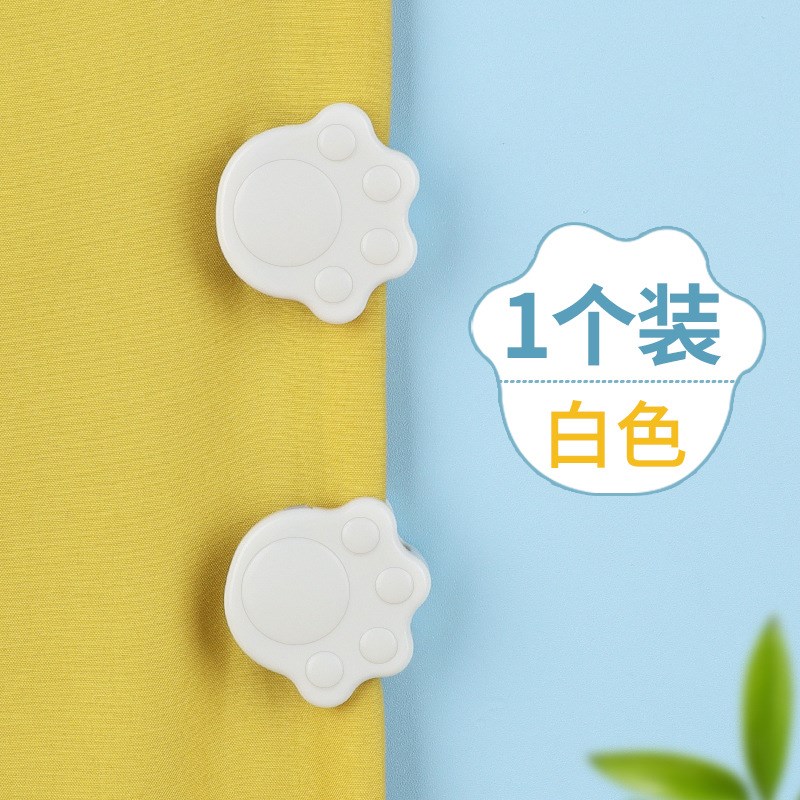 窗帘夹子防漏光免钉绑带门帘遮光床帘扣环夹子固定器窗帘配件大全