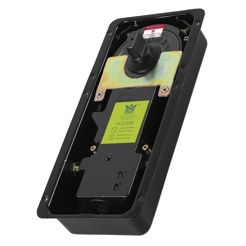 HUANGKONG地弹簧220B无框玻璃门配件不锈钢铝合金有框门地弹簧