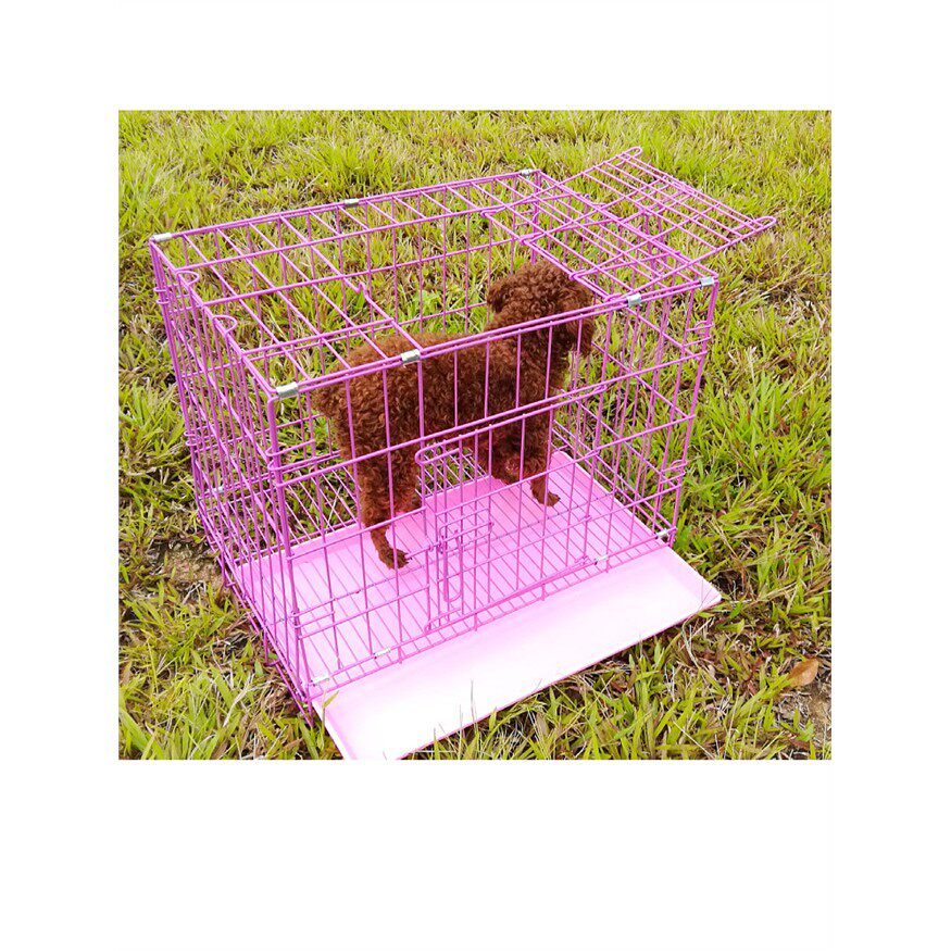 猫笼鸟笼铁笼鸡笼宠物狗笼兔笼折叠狗笼泰迪金毛托运笼选区包邮