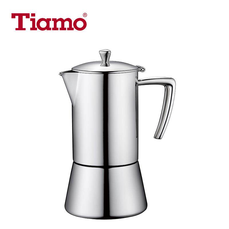 Tiamo 不锈钢摩卡壶家用煮咖啡壶户外露营煮咖啡意式摩卡壶图片