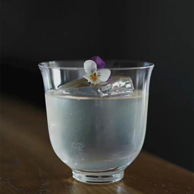 日式木村系列超薄玻璃杯水杯酒杯海波杯柯林杯鸡尾酒杯威士忌杯子