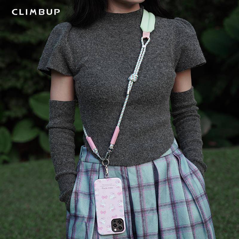 Climbup原创手机挂绳挂脖斜挎可背相机ccd肩带舒适可调节防丢挂链