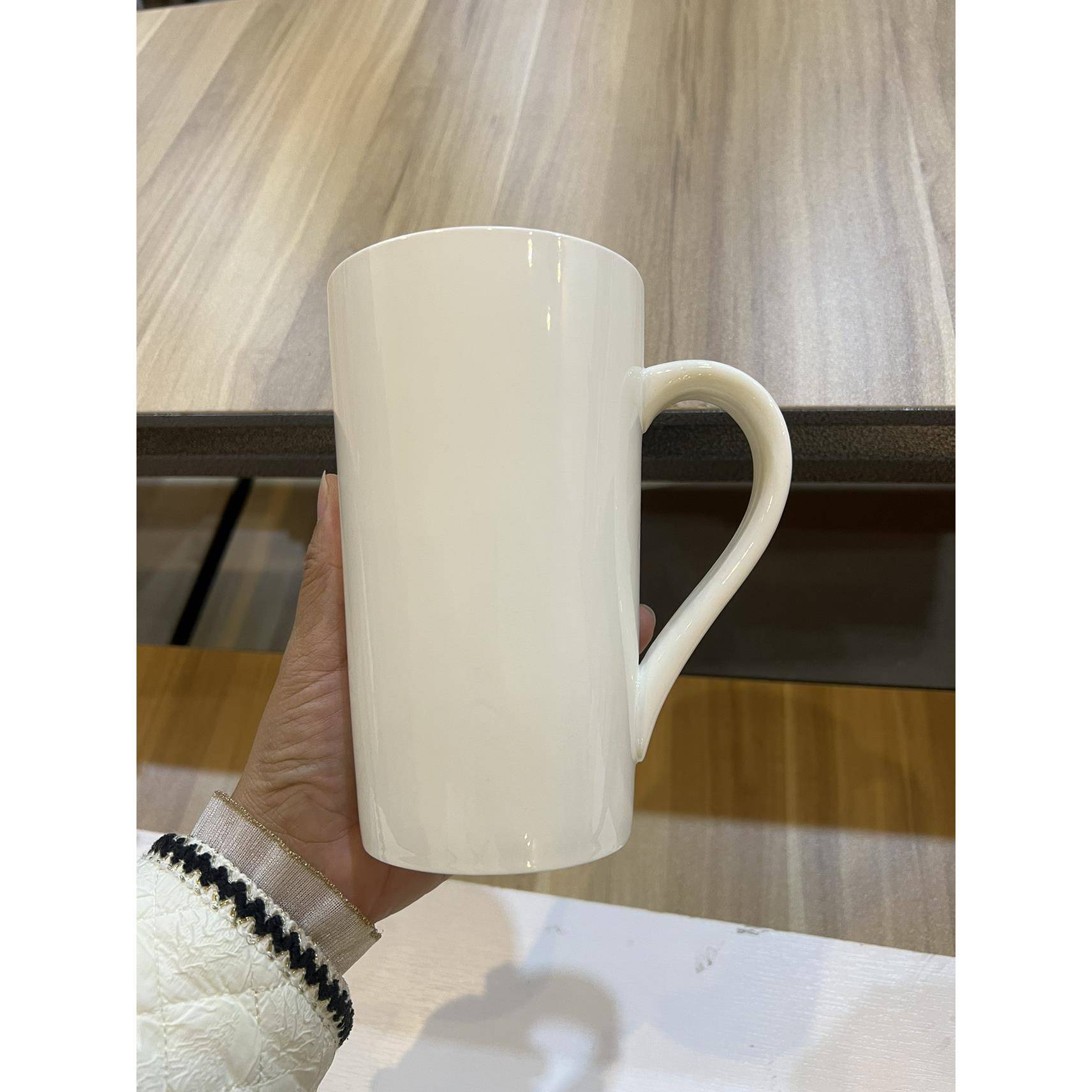 650ml大容量陶瓷杯20盎司水杯会议陶瓷水杯子咖啡杯马克杯猫咖杯