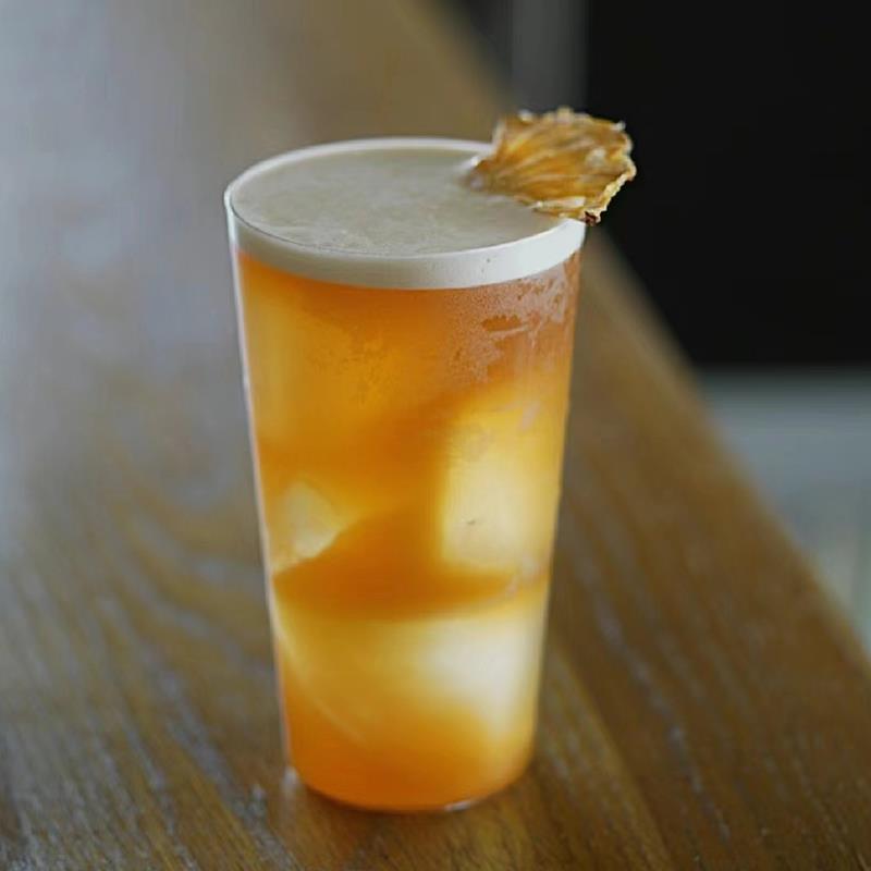 超薄阔口冰美式拿铁咖啡杯简约茶杯鸡尾酒杯透明玻璃杯冷饮杯子