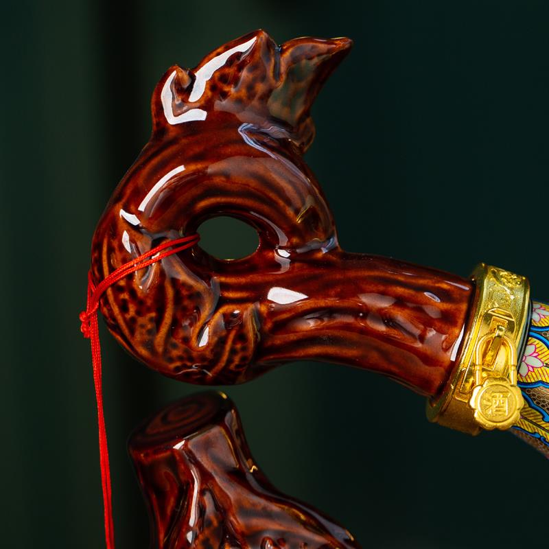 景德镇陶瓷酒坛子空酒瓶福禄葫芦酒壶家用密封白酒罐摆件泡酒灌