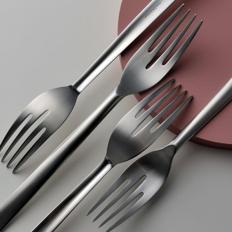 PURFI PERLI 斯堪的纳维亚风 18-10不锈钢餐叉牛排叉西餐意面叉子