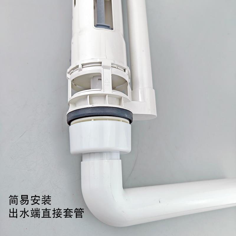 蹲便器超薄双按水箱冲水器双按排水阀家用蹲厕所冲水箱进水阀配件