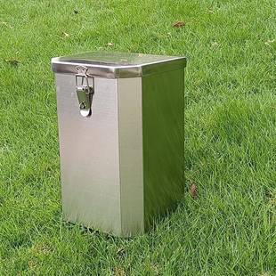 摩托车保险杠多用箱不锈钢工具箱置储物盒水杯架电动快递车侧边箱