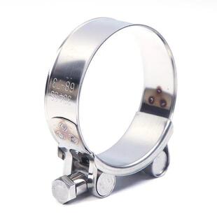 304不锈钢强力型喉箍加厚管箍欧式单头抱箍加宽管卡固定卡箍子