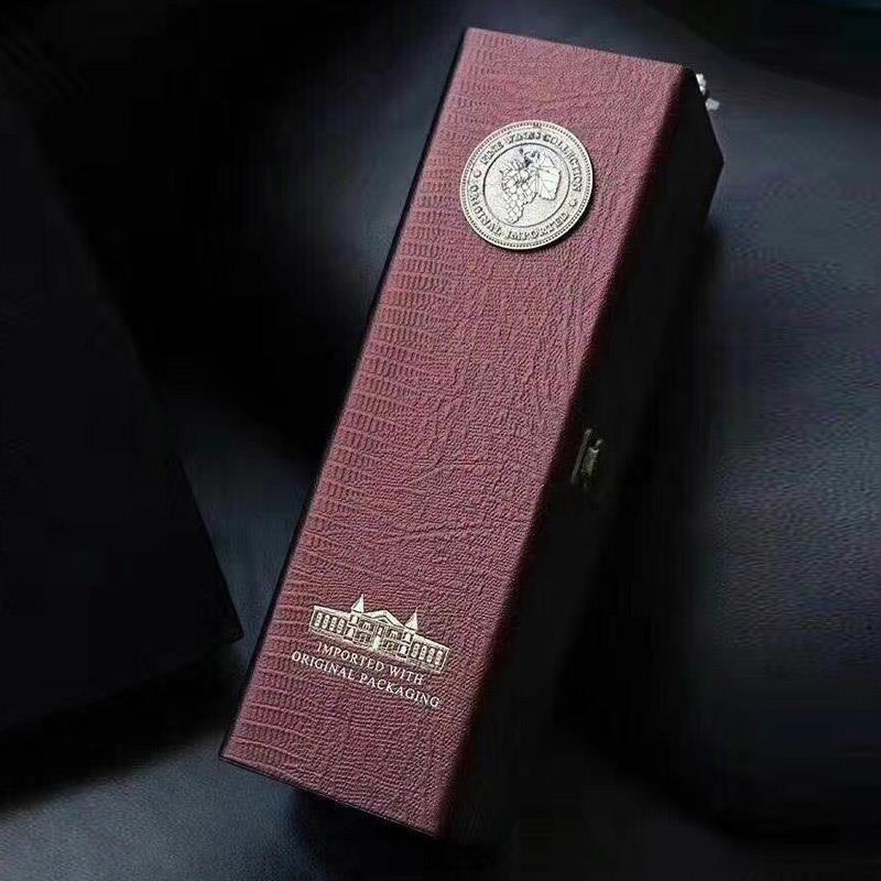 红酒盒子单支皮盒定制酒盒通用高档葡萄酒1只装定做手提包装礼盒