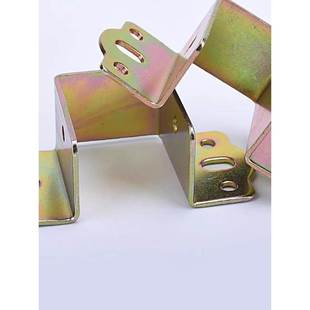 50mm宽加厚床木方横梁托角耳朵固定挂钩关铰家具五金角码连接件