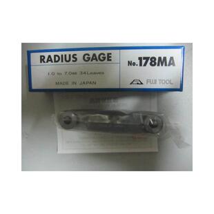 特销价日本FUJITOOL富士178MA 半径规 R规 弧度规 角度规 正品