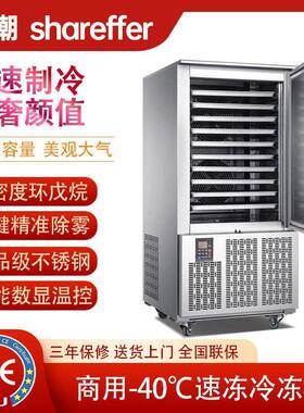 商用速冻柜急冻冰柜海参包子油条水饺零下40度低温速冻冰箱速冻机
