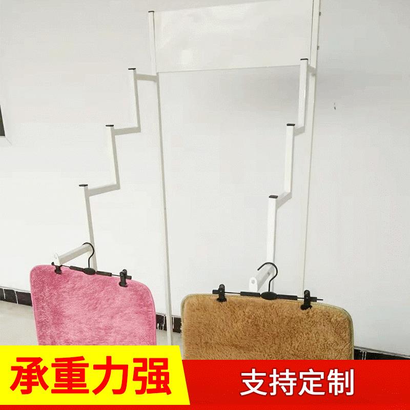 单双面地垫展示架挂地毯展架汽车乳胶脚垫挂式地毯架地毯陈列货架
