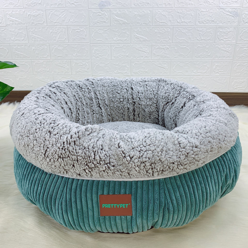 深度睡眠狗窝猫窝半包围坛子型狗床猫睡袋泰迪比熊加厚保暖宠物窝