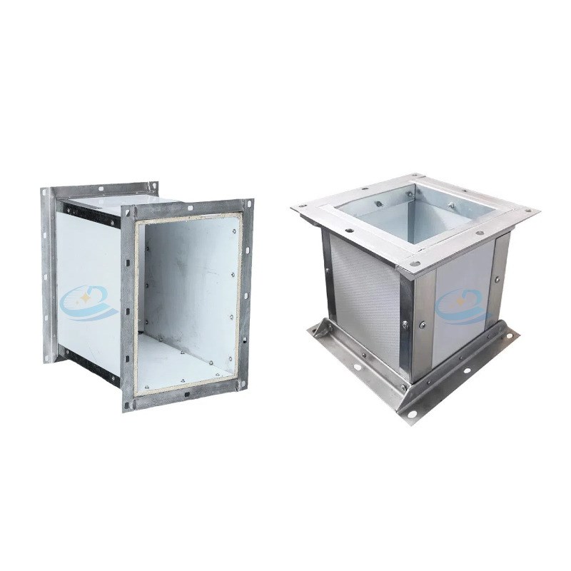 一体式漂珠硅晶耐火风管 耐高温防火排烟通风管钢面镁质防火风管