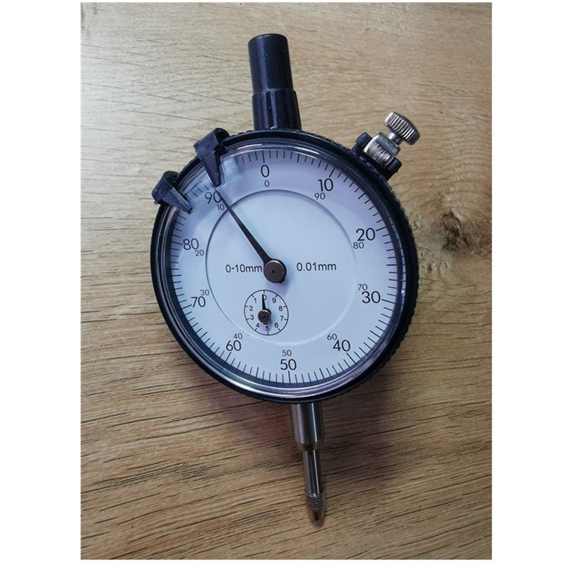 三丰款百分指针百分表0-10mm 磁性表座百分表