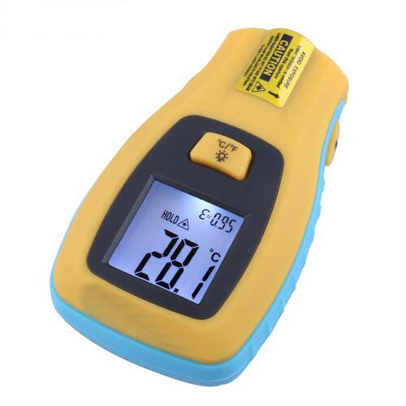 精海量非接触迷你测温仪工业红外线测温枪地暖查漏检测仪