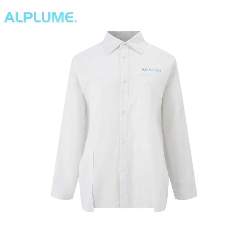 白色长袖衬衫男士工作上班