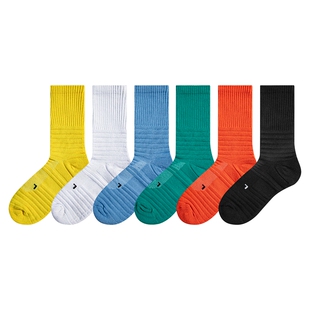 【拍5件】男士袜子长透气中筒实战篮球袜