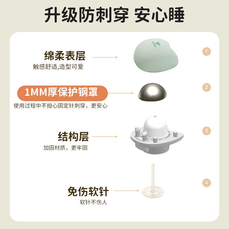 被子固定器新款床单被角防滑无针隐形安全扣家用棉被防跑神器