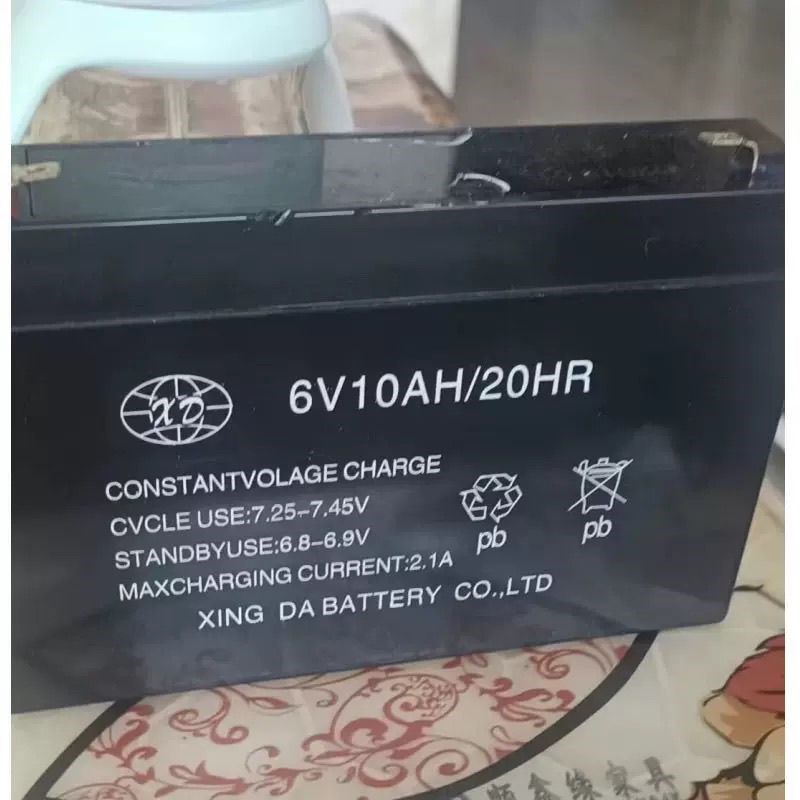 XD 6V10AH/20HR童车 XING DA玩具车电池通用家用大功率