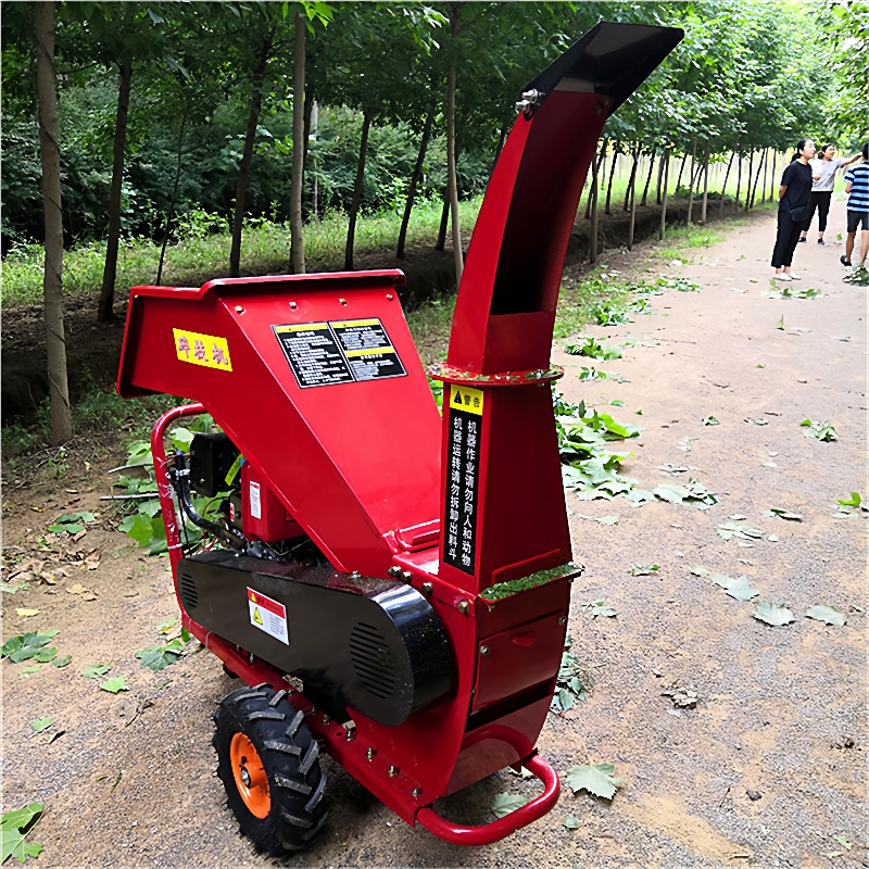 柴油大马力树枝粉碎机干鲜碎枝藤条粉碎机农用小型碎枝机