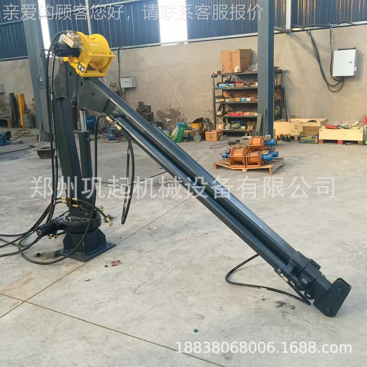 臂1.5全自动DGJ车载液压 吊机6吨米折臂吊 车载式随车吊随车装货