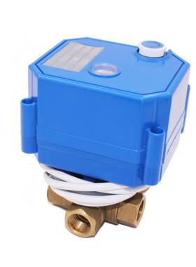 阀门厂家CWX-25SDN8三通快关微型电动球阀微型电动球阀