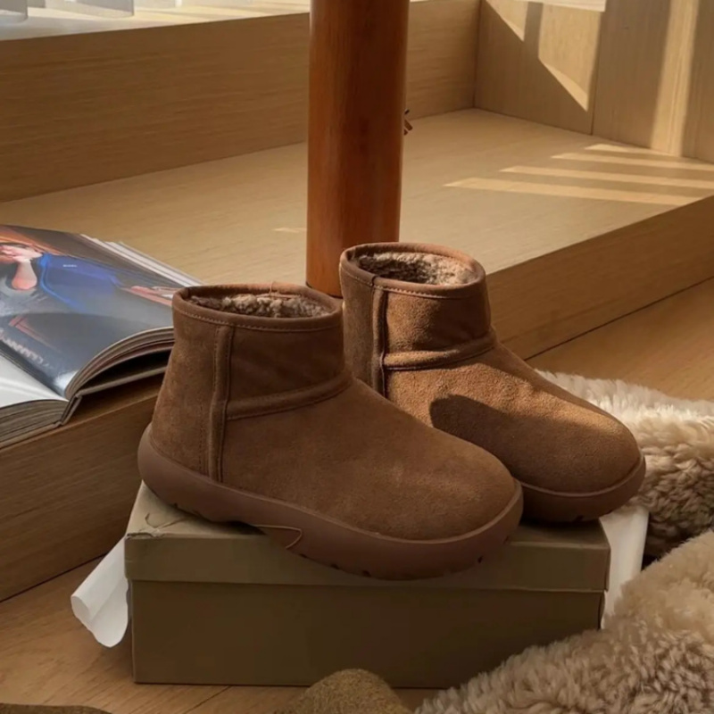 美拉德雪地靴女冬百搭防滑