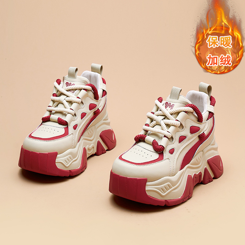 厚底增高老爹鞋女款秋冬爆款