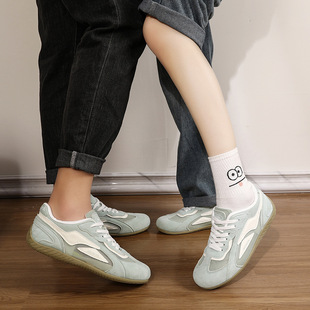 运动夏网面透气厚底舒适休闲街拍美式 轻便鞋 工作 款 棉鞋