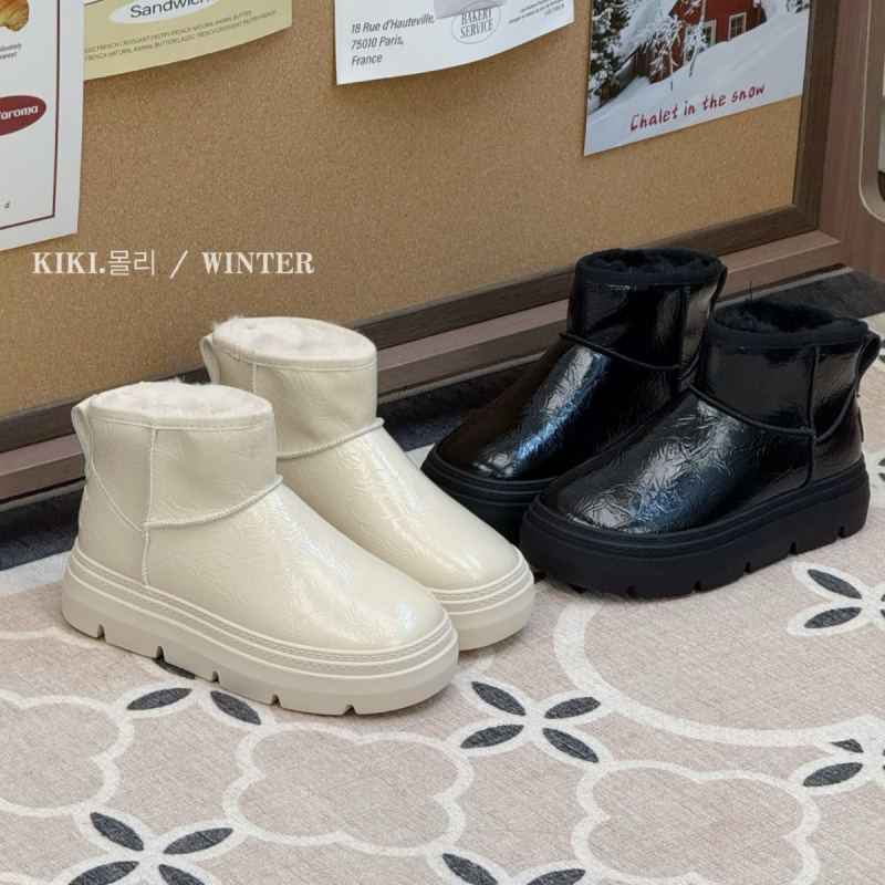 厚底加绒雪地棉鞋1022