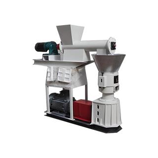 杆青玉米发酵鸡粪饲料发酵牧草加厚真空树叶堆肥储大豆渣颗粒机