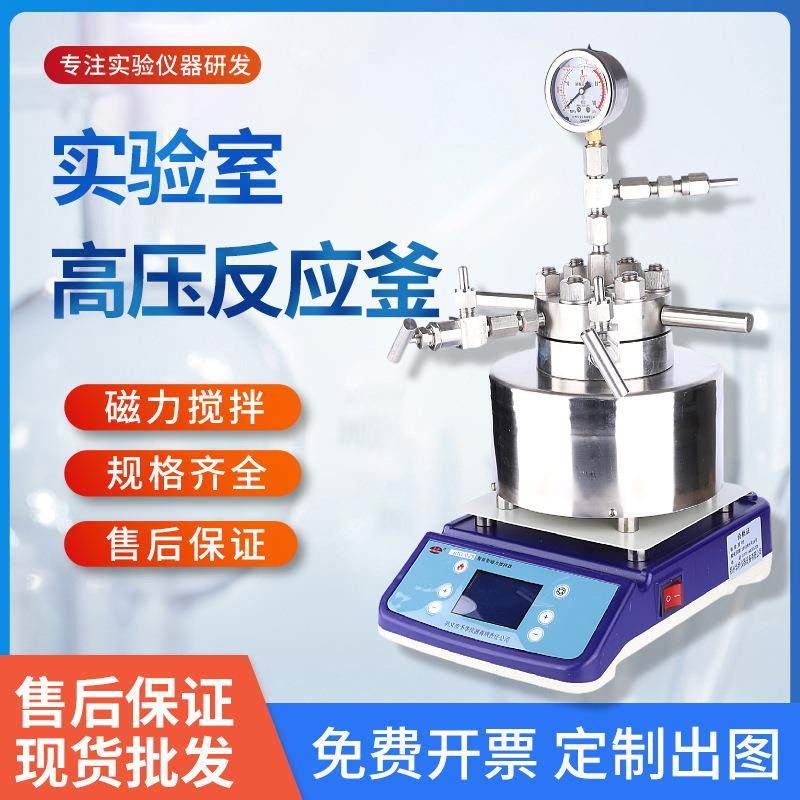 微型磁力搅拌高压反应釜 加氢高温高压反应釜 不锈钢高压反应釜