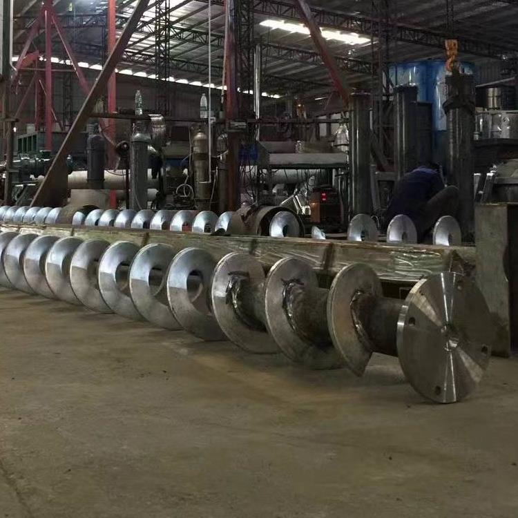 成型搅拌机锰钢304不锈钢螺旋叶片 无轴螺旋蛟龙叶片 绞龙叶片 无